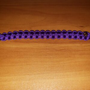 7.5" Paracord Bracelet, Acid Purple