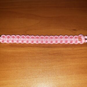 7.5" Paracord Bracelet, Pink