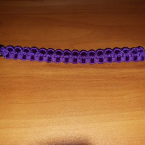 8" Paracord Bracelet, Acid Purple