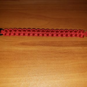 8" Paracord Bracelet, Red