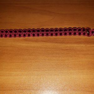 8.5" Paracord Bracelet, Burgundy
