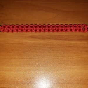 8.5" Paracord Bracelet, Red