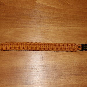 8" Paracord Bracelet, Goldenrod