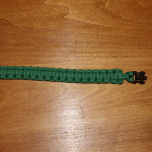 8" Paracord Bracelet, Kelly Green