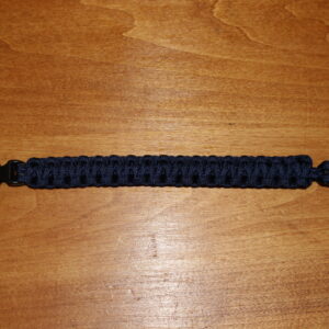 8" Paracord Bracelet, Midnight Blue